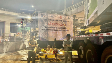Groundbreaking ceremony of Mai Dich Intersection Urban Overpass Project